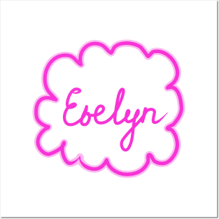 Evelyn. Female name. Posters and Art